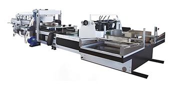 Máquina para montaje de separadores de cartón