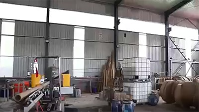 Máquina para hacer tubos de cartón